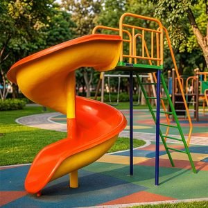 Outdoor FRP Spiral Slide