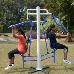 Outdoor Gym Chest Press Cum Seated Puller 2