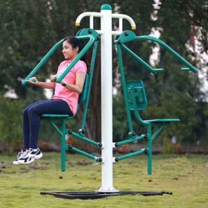 Outdoor Gym Chest Press Cum Seated Puller 3