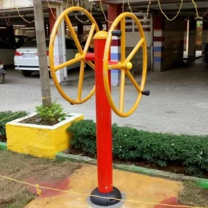 Outdoor Gym Two Wheel Shoulder Builder 4
